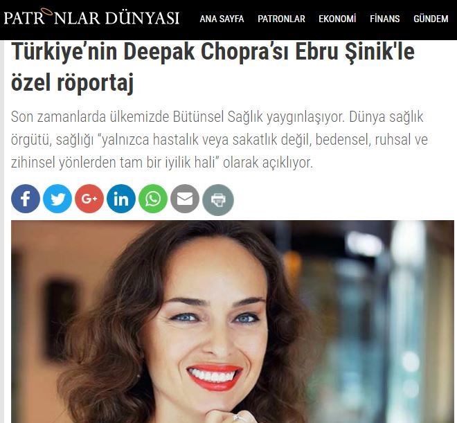 Patronlar Dünyası – Ebru Şinik özel röportaj görseli