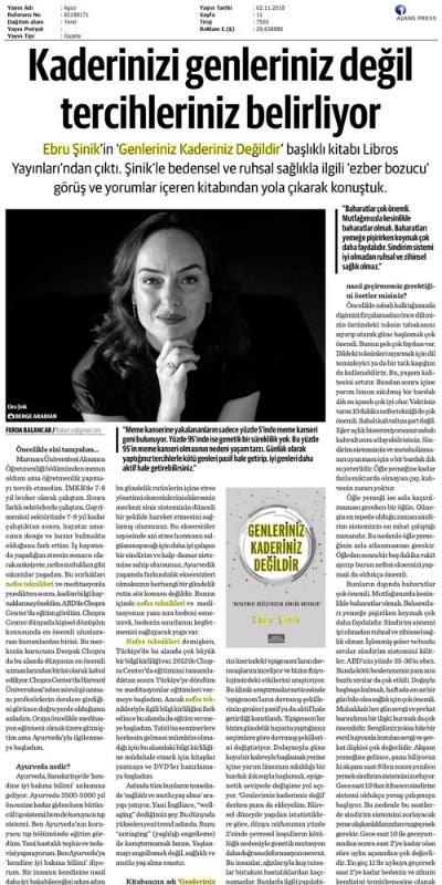 Agos Gazetesi Röportaj - Ebru Şinik