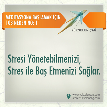 Meditasyon ve farkındalık pratiği